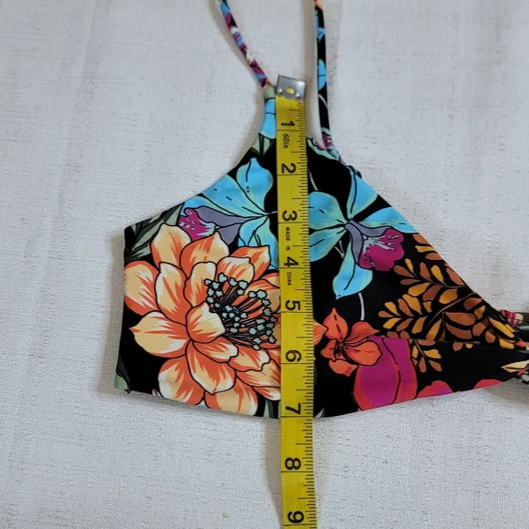 O'Neill Reina Tropical Malibu Bikini Top Size XL - Picture 10 of 12